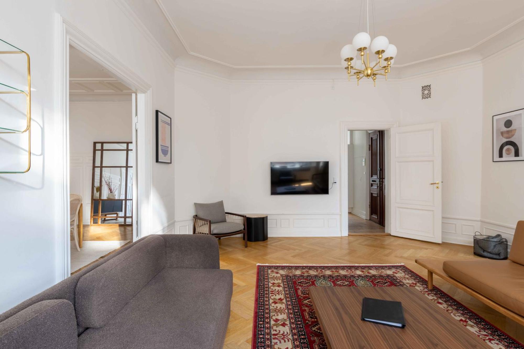 Lovely 3Br Manor Apartment 5 Min From Tivoli Gardens Kodaň Exteriér fotografie