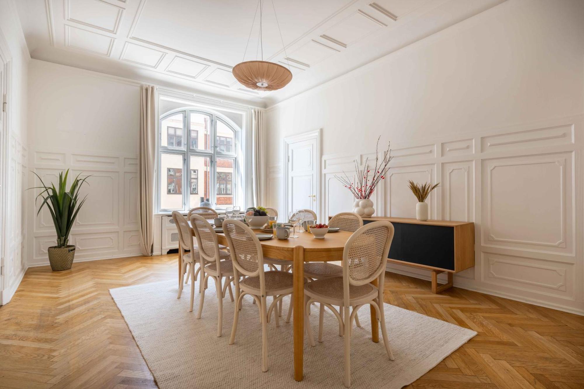 Lovely 3Br Manor Apartment 5 Min From Tivoli Gardens Kodaň Exteriér fotografie