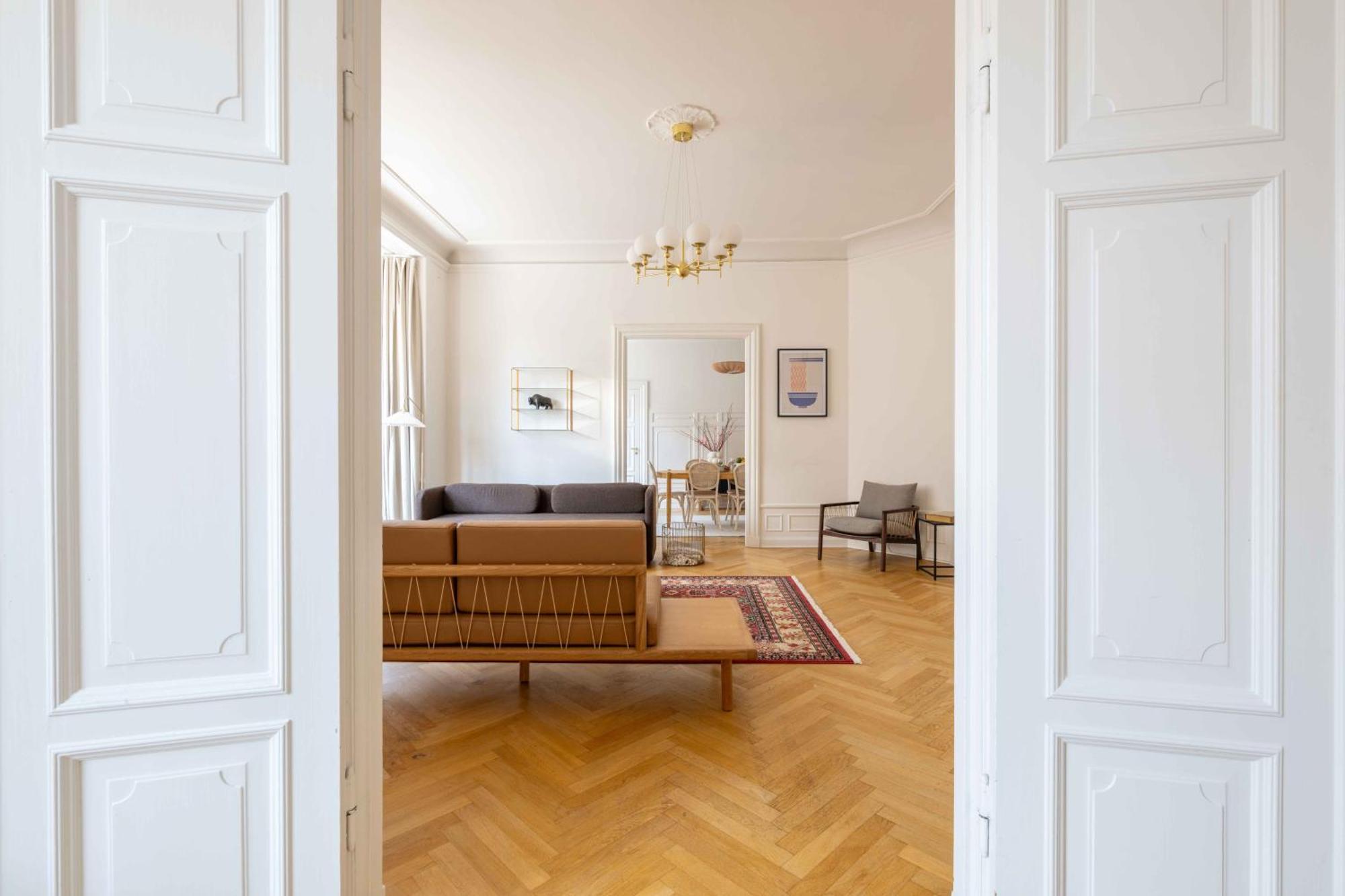 Lovely 3Br Manor Apartment 5 Min From Tivoli Gardens Kodaň Exteriér fotografie