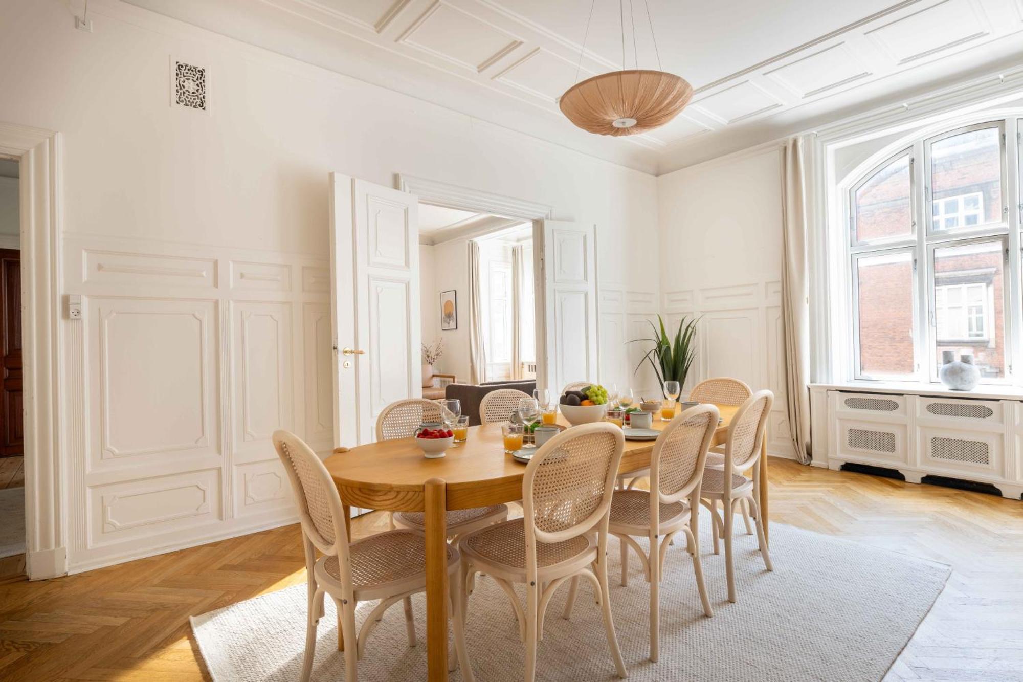 Lovely 3Br Manor Apartment 5 Min From Tivoli Gardens Kodaň Exteriér fotografie